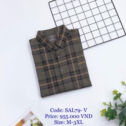 Áo sơ mi nam dài tay SAL79