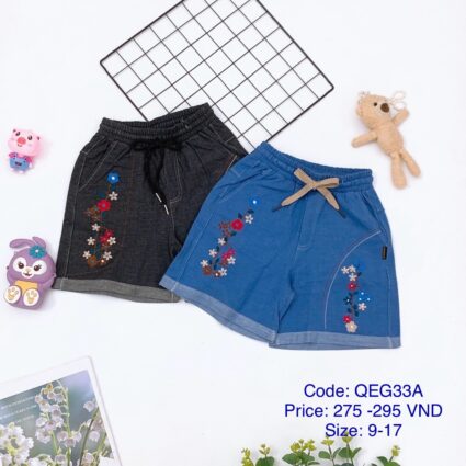 Quần đùi bé gái QEG33