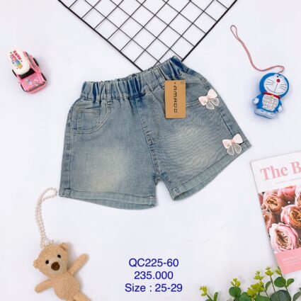 Quần jean đùi bé gái QC225-60