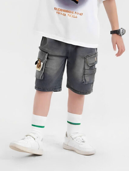 Quần jean đùi bé trai QC125-02